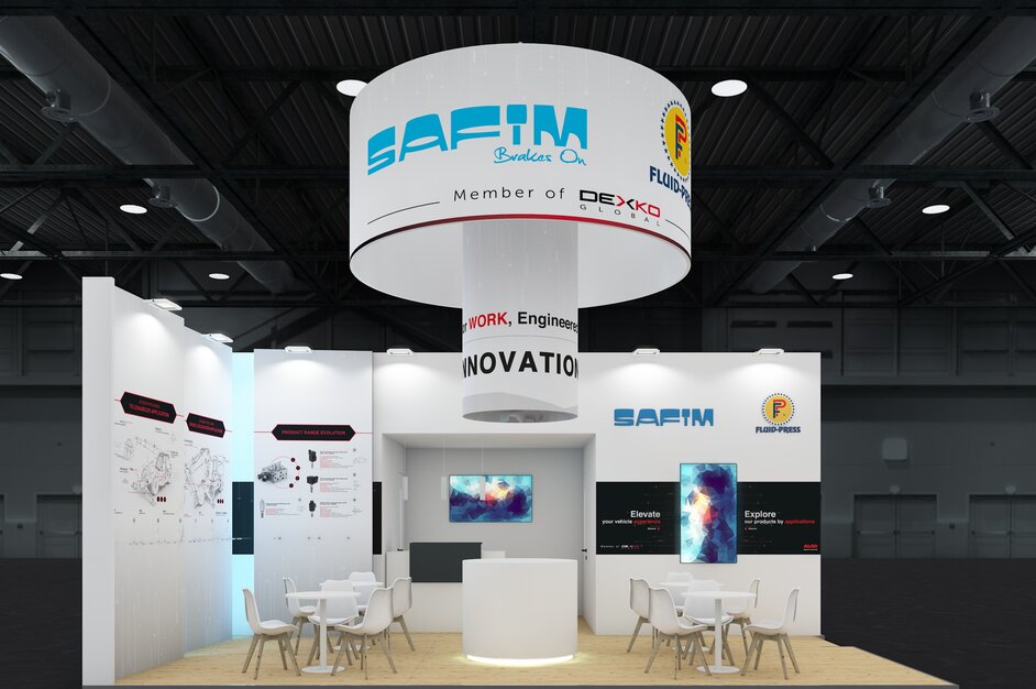 Under the banner of “Two Companies, One System Provider”, the companies will showcase an extensive range of products designed to enhance the performance and control of construction machinery. | © SAFIM